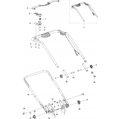 Handle Assembly for Husqvarna LC 141Li