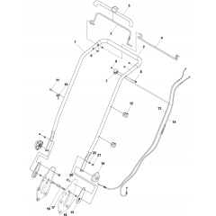 Handle Assembly for Husqvarna