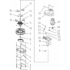 Motor Assembly for LC141C