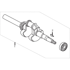 Crankshaft Assembly for Loncin LC152F