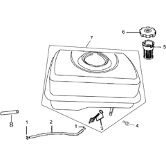Fuel Assembly for Loncin LC154F-1