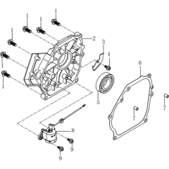 Crankcase Cover for Loncin LC3500i