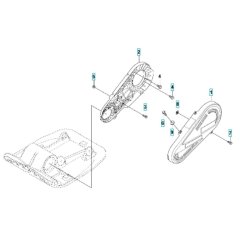 Belt Guard for Husqvarna LF 100 LAT
