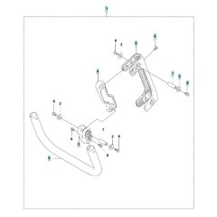 Handle Assembly for Husqvarna