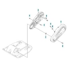 Belt Guard for Husqvarna LF 130 LT
