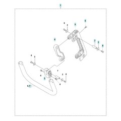 Handle Assembly for Husqvarna