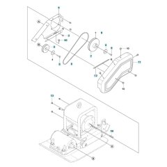 Belt Guard for Husqvarna LF 160