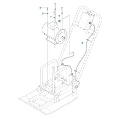 Motor Assembly for Husqvarna LF 160