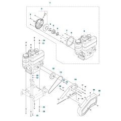 Engine Assembly for Husqvarna LF 160