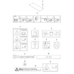 Decals for Husqvarna Compactor