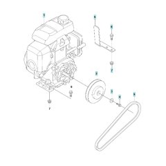 Engine Assembly for Husqvarna
