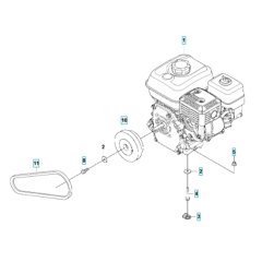 Engine Assembly for Husqvarna