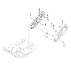 Belt Guard for Husqvarna LF 80