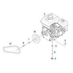 Engine Assembly for Husqvarna