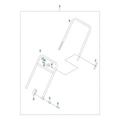 Handle Assembly for Husqvarna