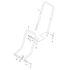 Handle Assembly for Husqvarna