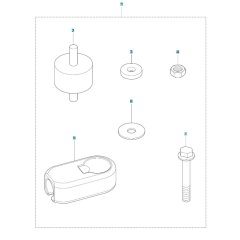 Shock Absorber for Husqvarna LFe 60