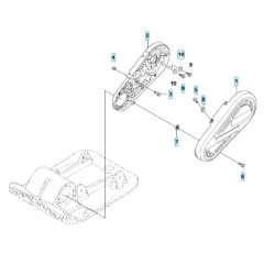 Belt Guard for Husqvarna LFV 80