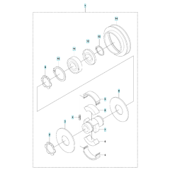 Clutch Assembly for LG 204