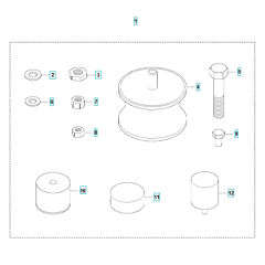 Shock Absorber for Husqvarna LG 204