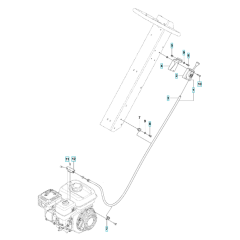 Throttle Control for Husqvarna LG 204