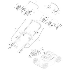 Handle Assembly for Makita LM002G