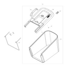 Grass Catcher for Makita LM004G
