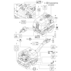 Decals for Husqvarna LP 6500