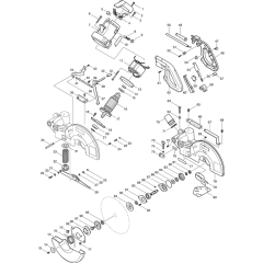 Makita LS1214 Mitre Saw Assembly
