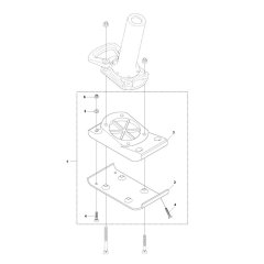 Foot 150mm for Husqvarna LT5005