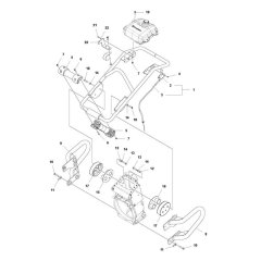 Handle for Husqvarna LT8005