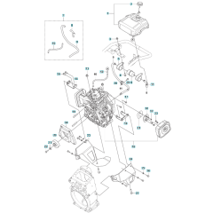 Engine Assembly for Husqvarna