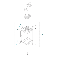 Foot 280mm Assembly
