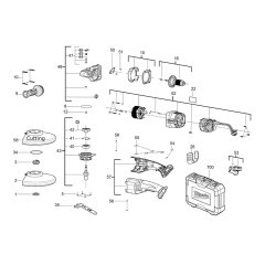 Milwaukee M18FLAG230XPDB Assembly