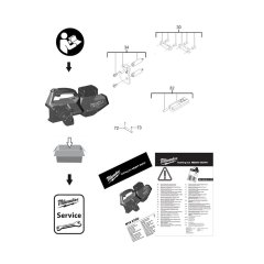 Milwaukee M18STSO Assembly