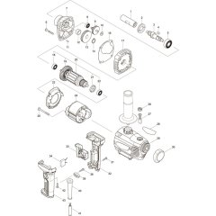 Makita M6600 Drill Assembly