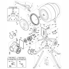 Main Assembly for Minimix130