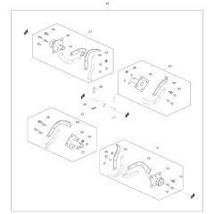 Blade Assembly for Makita BUK360 Cultivator
