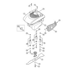 Engine and Blade for Viking MB 3 RT