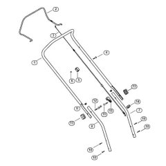 Handle for Viking MB 410