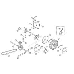 Rear Axle for Viking MB 448.1 TX
