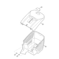 Grass Catcher Bag for Viking MB 448.1