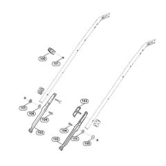 Handle Lower Part-1 for Viking Mowers