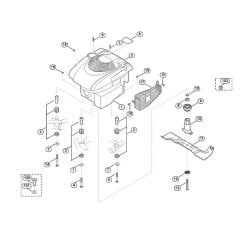 Engine and Blade for Viking MB 545.0