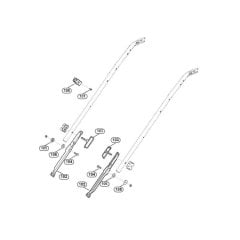 Handle Lower Part for Viking Mowers