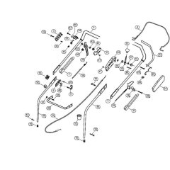 Handle for Viking MB 555 MQ