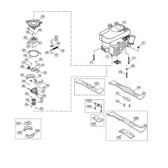 Engine and Blade for Viking MB 555