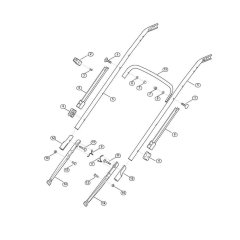 Handle Lower Part for Viking Mowers