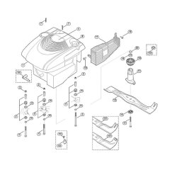 Engine & Blade for Viking MB 650.0 VQ