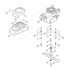 Engine and Blade for Viking MB 650.3 V